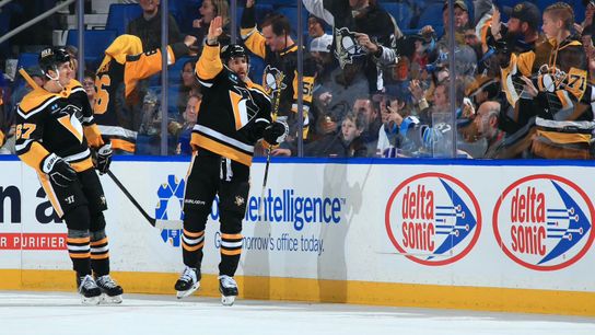 Jagr shows appreciation for Zucker's salute celebration: 'I love it' taken at PPG Paints Arena (Penguins)